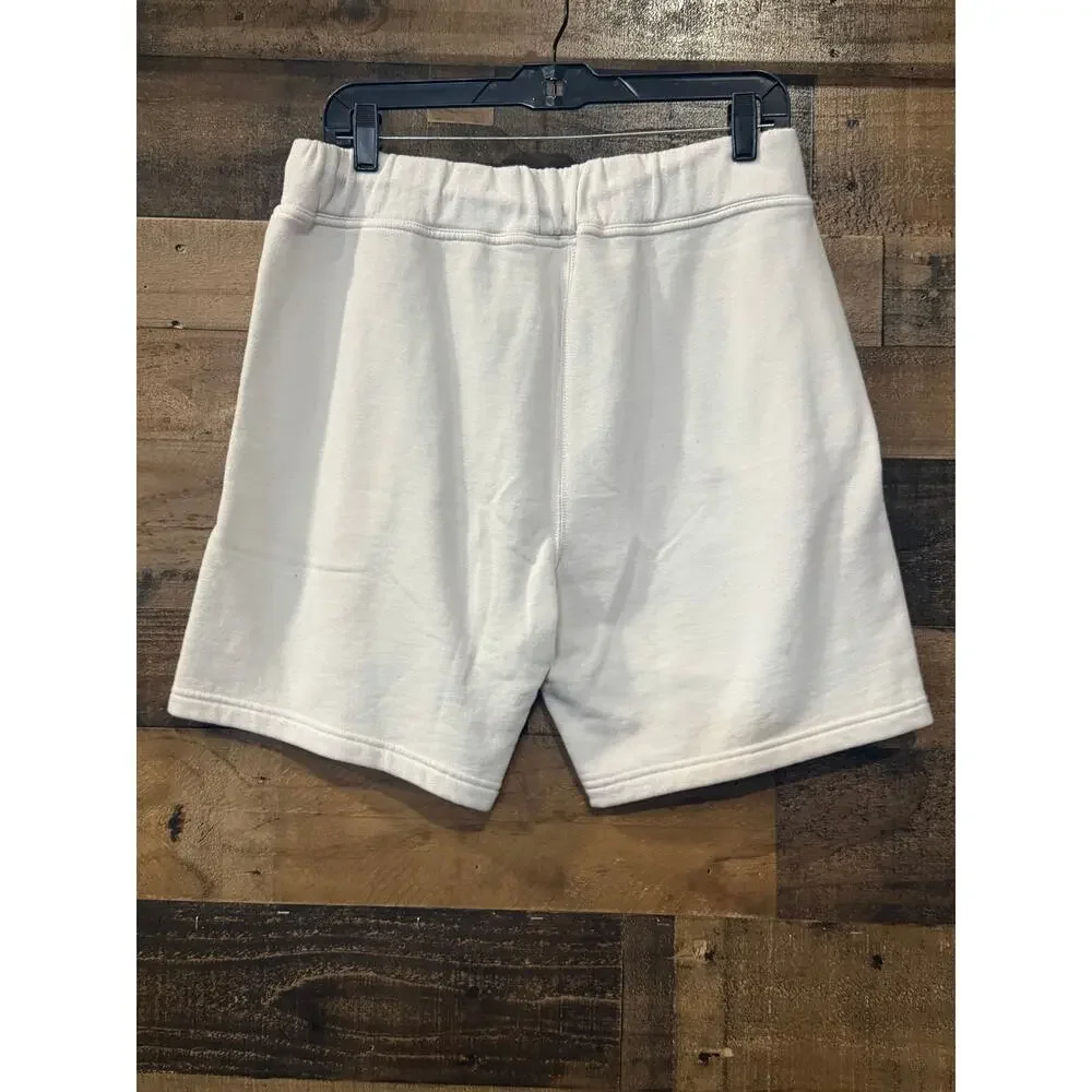 Tommy Hilfiger White Fleece Sweat Shorts Men's Size Medium -7